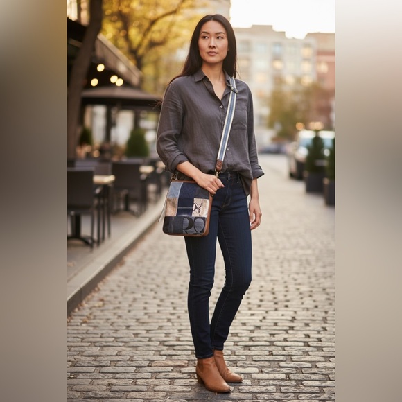 Coach Handbags - COACH 2006 VINTAGE PATCHWORK DENIM CROSSBODY BAG